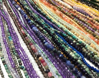 3mm Genuine Tourmaline beads 15.5/'/' full strand Natural Round Gemstone beads 3mm colorful gemstone beads