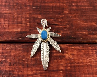 22x33mm Retro Leaf Pendant 925 Sterling Silver Pendant Japan Takahashi Goro for Jewelry Marking for Necklace Earring Fashion Pendant