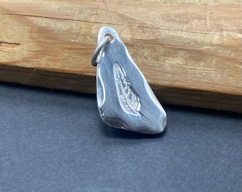 17x30mm Retro Feather Triangle Pendant 925 Sterling Silver Pendant Takahashi Goro for Jewelry Marking for Necklace Earring Fashion Pendant
