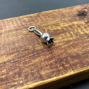 30mm Retro Bud Bell Pendant 925 Sterling Silver Pendant Takahashi Goro for Jewelry Marking for Necklace Earring Fashion Pendant