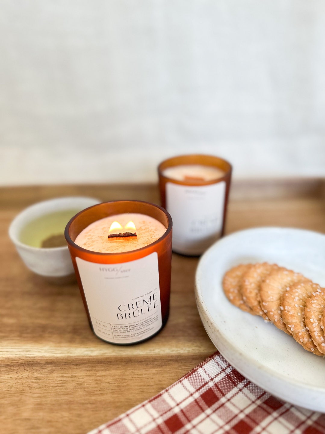 Sentire Odore Di Cera Di Candela Significato Crème Brûlée Candela profumata in cera di soia / Odore dolce - Etsy Italia