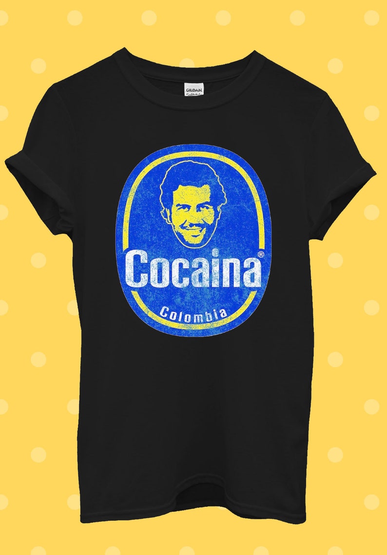 Pablo Escobar Kolumbien Cocaina Cool T Shirt Männer Frauen ...