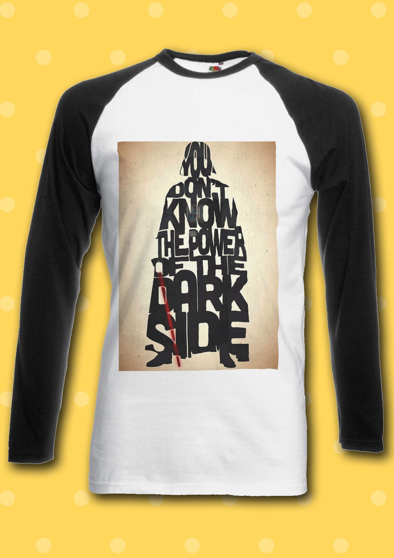 darth vader baseball t shirt