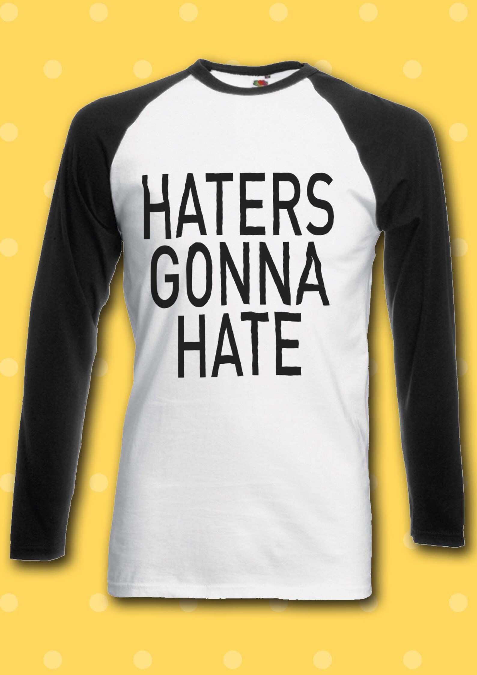 Haters Gonna Hate Funny Cool Retro Baseball T Shirt Men Women Etsy