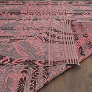 6x7 SOFT PINK, KILIM, 70s Rug, Turkish Vintage Area Rug, Rugs For Bedroom, Hand Knotted Rug, Multicolor Minimalist Rug, Living Room Rug