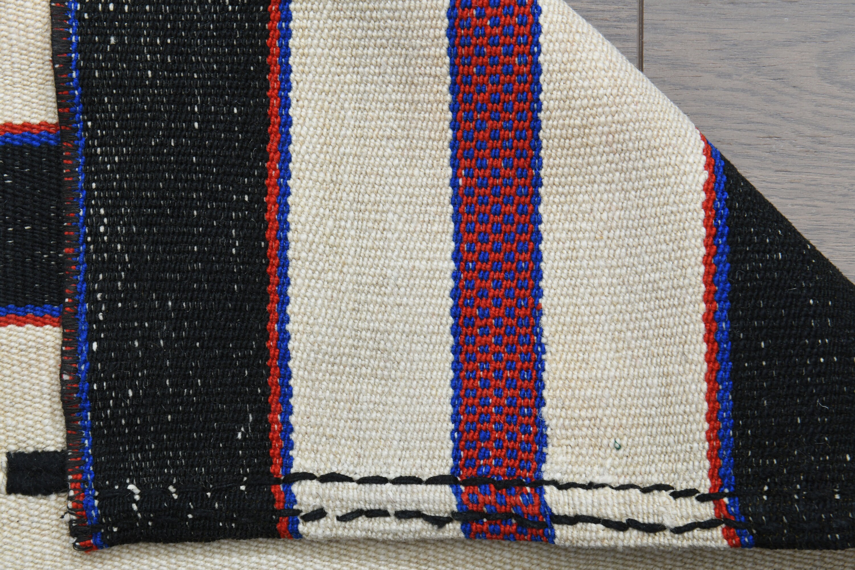 ヴィンテージ トルコ キリム ランナーラグ：ベージュ、ブラウン