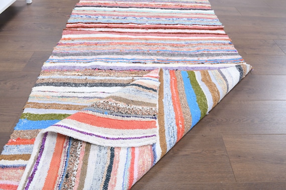 トルコヴィンテージラグ　215×71ロングランナー　カイセリ　アンティークピンク Antiques&Crafts880 ヴィンテージラグ展】 トルコで買い付けたカイセリ