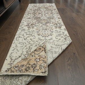 1&#39;8x6&#39;3 ft, TURKISH RUNNER RUG, Runner Rug Kitchen, Vintage Rug, Handmade Rug, Washable Rug, Runner Rug 2x6, Tribal Rug, Interior Designer