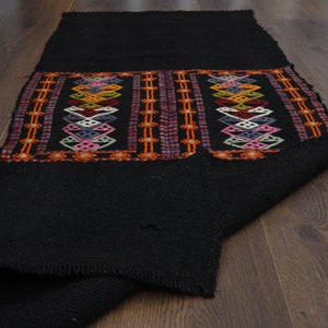 1.8x4.6 SMALL KILIM RUNNER, Vintage Turkish Rug, Flatweave Rug, Brown Oushak Runner Rug, Vintage Oushak Rug, Hand-Knotted Runner, Runners