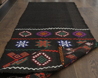 2x6&#39;4 ft, KILIM, TURKISH RUNNER Rug, Handmade Rug, Wool Rug, Mat, 2x6 Runner Rug, Oushak Rug, Kitchen Runner Rug, Interior Designer