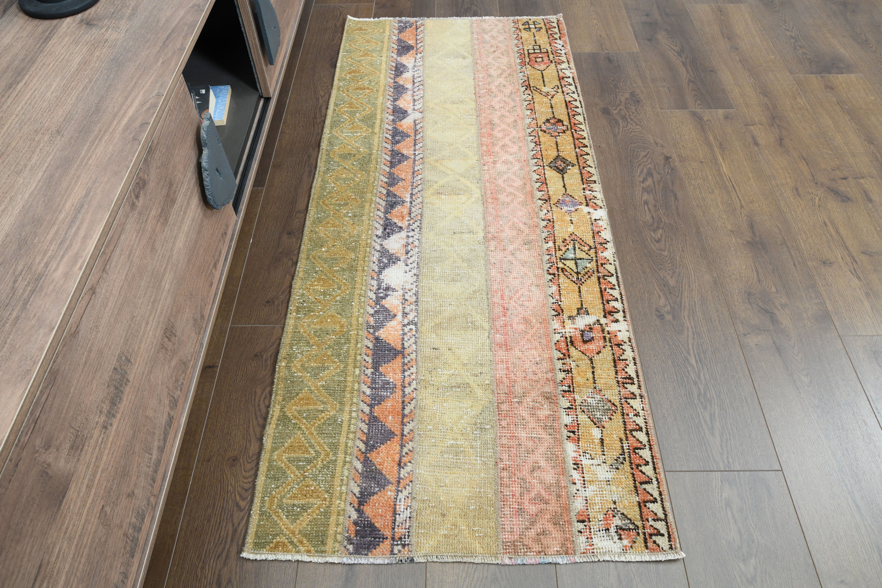 ヴィンテージラグ　スモールラグ　トルコラグ ヴィンテージラグ トルコラグ スモールラグ Vintage rug 11＊ スモール