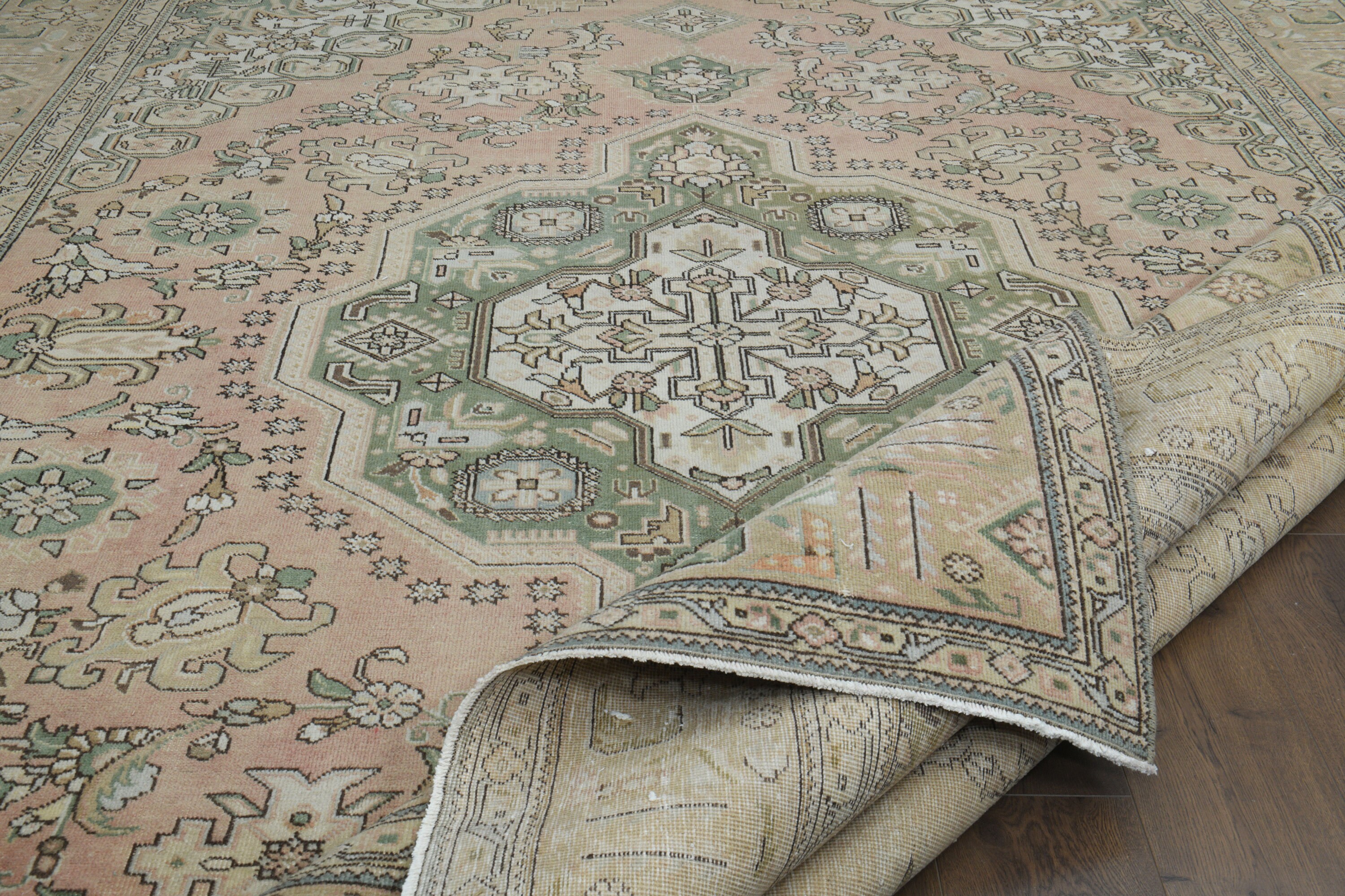 83.5×40 \"Green sea” ViNTAGE TURKiSH RUG 83.5×40 Green sea” ViNTAGE TURKiSH RUG