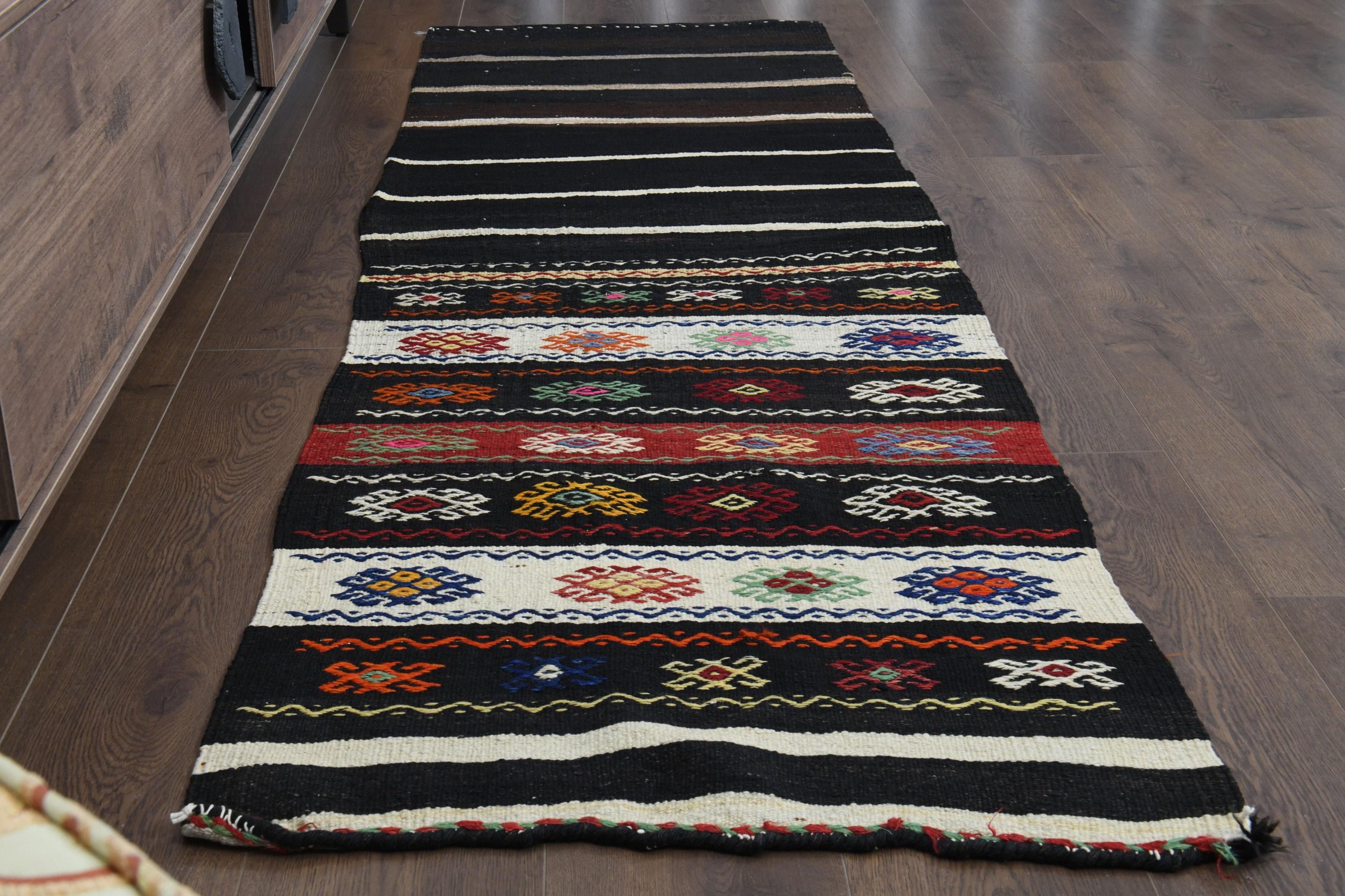 トルコ　ヴィンテージラグ　ランナーラグ 60×160 ランナーラグ ウール分厚目 アーモンド柄 トルコヴィンテージ