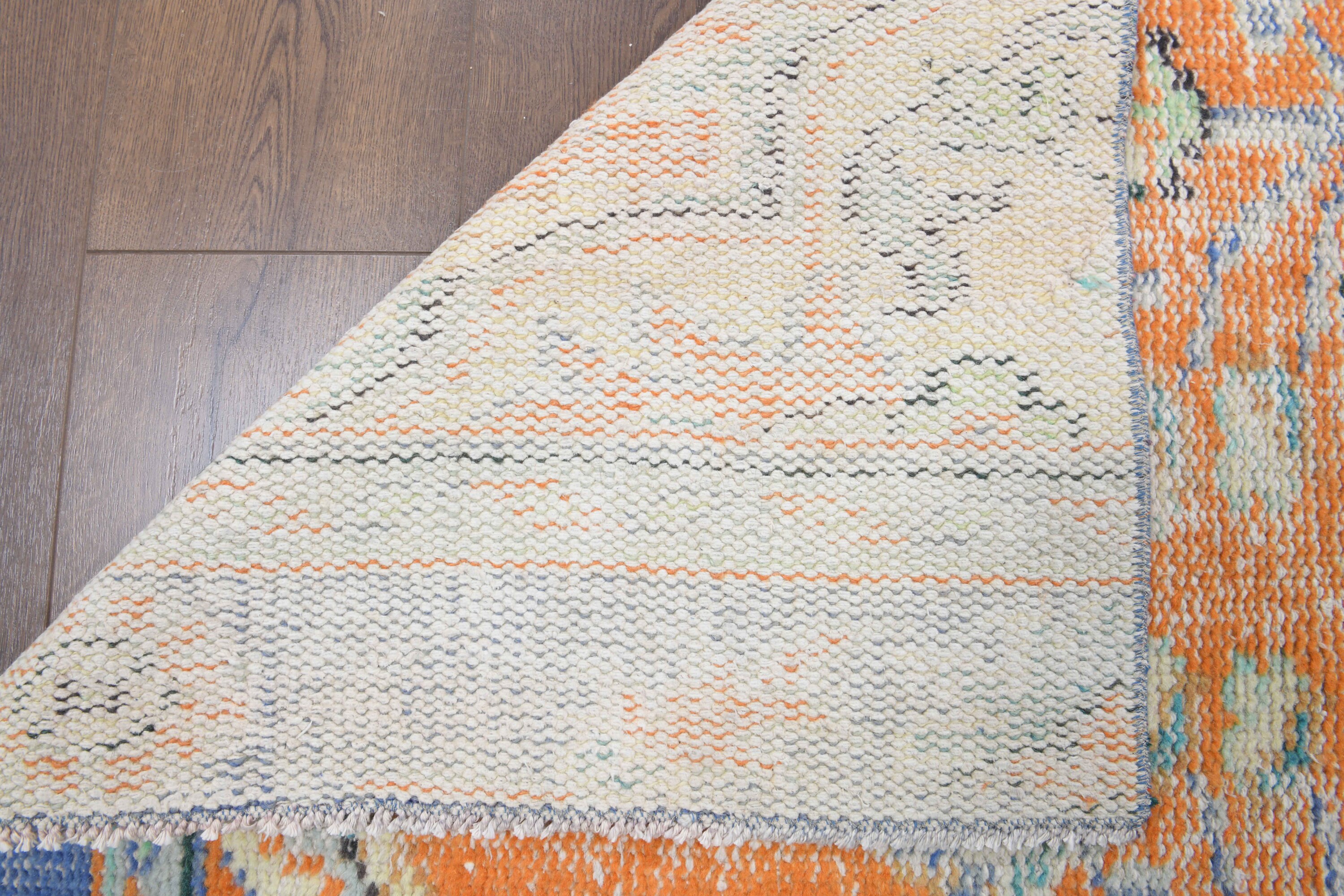 ランナーラグ　ヴィンテージラグ　トルコラグ 2.7x10.3フィートのランナーラグ、ヴィンテージラグ、トルコラグ、階段