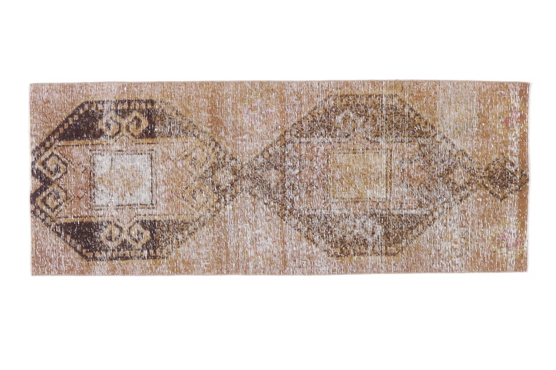 Runner 2x7 Vintage Rug TURKISH RUNNER RUG Faded Rug Home Decor Oushak Rug Kitchen Rug 2.3x6.2 ft Handmade Rug Interior Designer