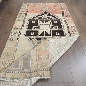 90x180cm, KLEINER Teppich Läufer, Abstrakter Läufer, Kelimteppich, Handgewebter Teppich, Handgewebter Teppich, Handgewebter Teppich, Vintage Teppich Läufer