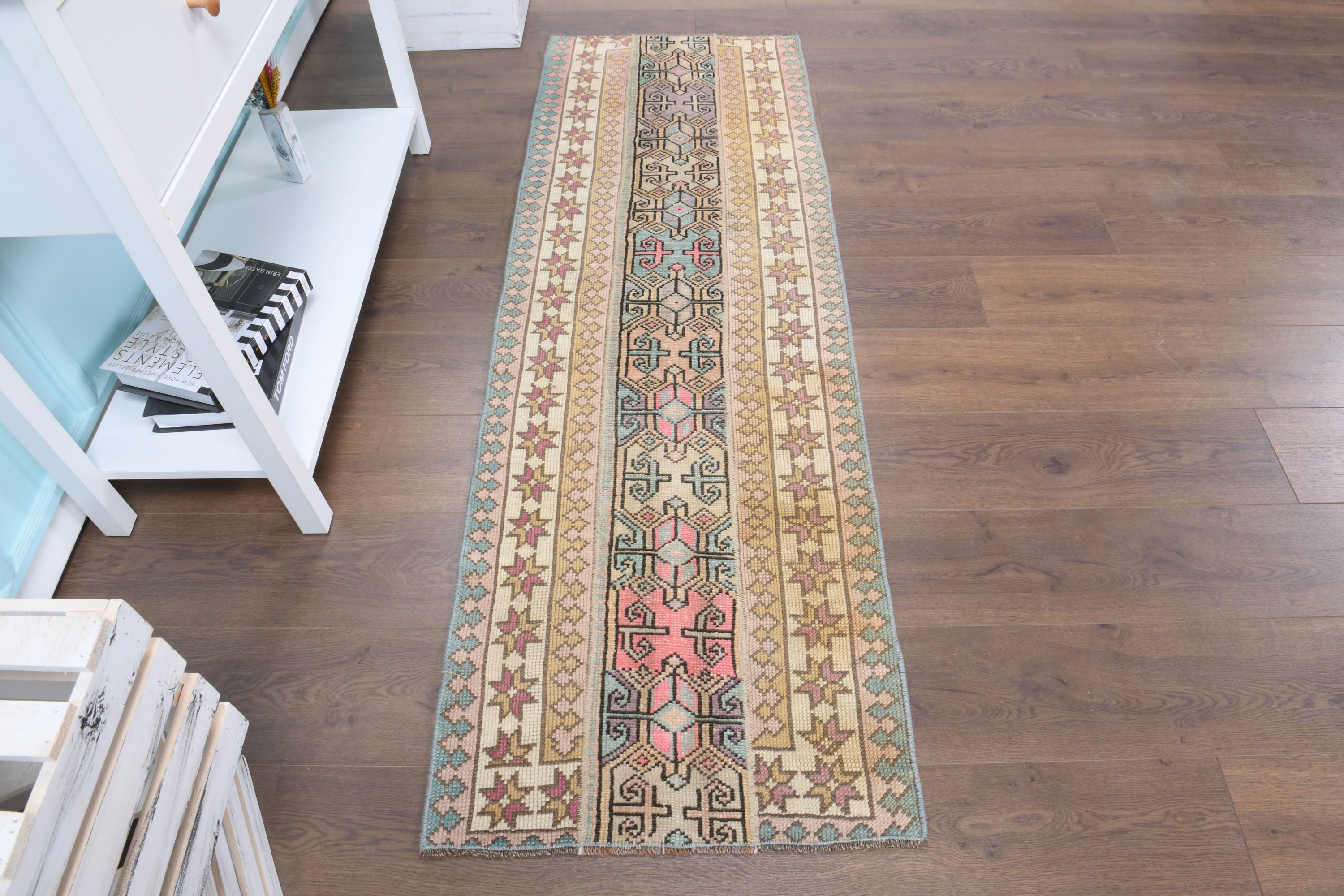 2x6'2 ft TÜRKISCHER LÄUFER TEPPICH Brauner Teppich | Etsy