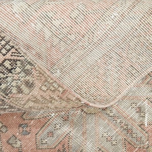 Vintage Turkish Oushak Runner Rug: Hand-Knotted Hallway Decor (3&#39;1x12)