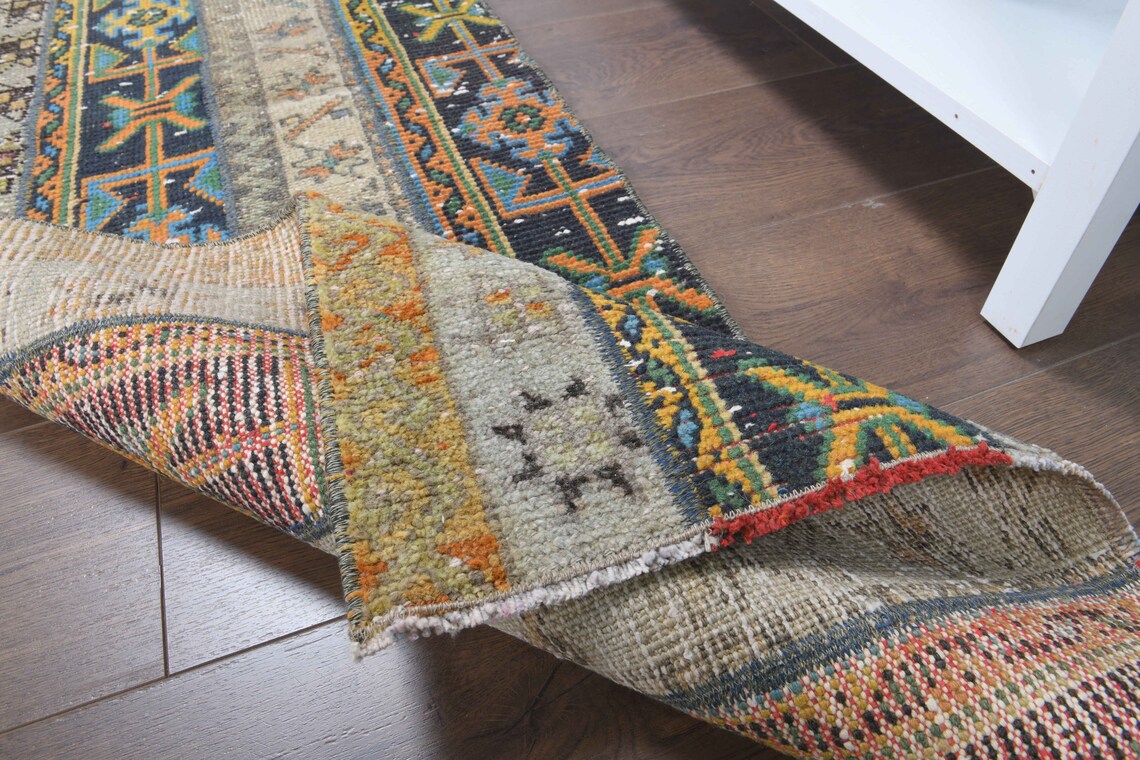 2x6 RUNNER RUG TURKISH Runner Patchwork Runner Vintage Rug Etsy