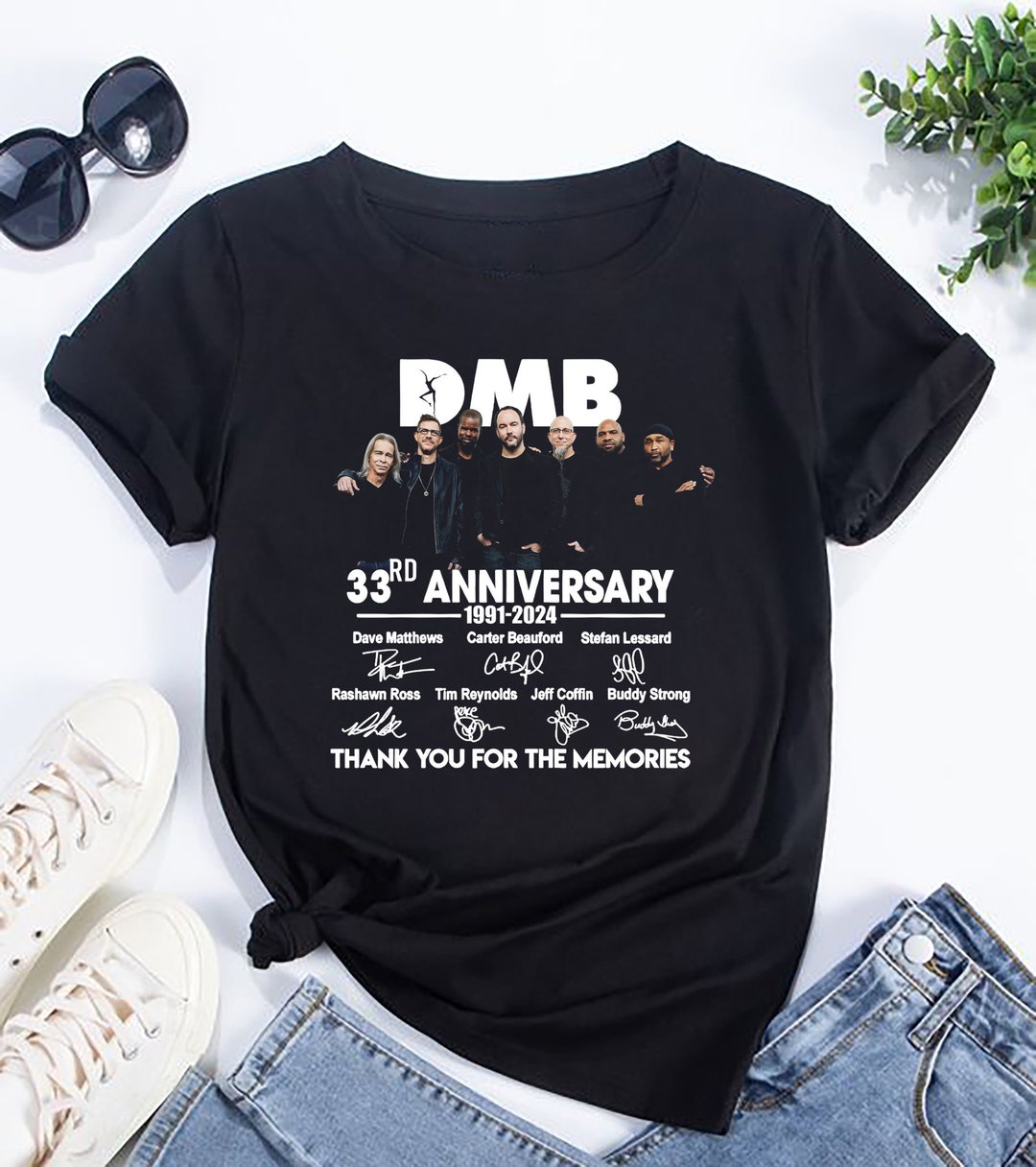 Dave Matthews Band 33 Years Shirt, Dave Matthews Band Tour 2024, Rock