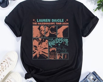 Lauren Daigle 90s Vintage Shirt, Lauren Daigle The Kaleidoscope Tour 2024 Shirt, Lauren Daigle Fan Gift, Lauren Daigle Merch, Lauren Daigle