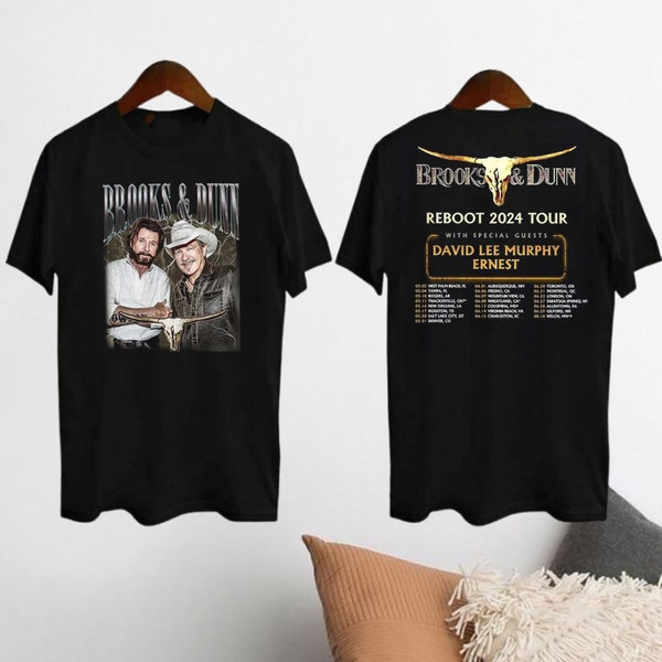 Brooks And Dunn Vintage Shirt, Brooks and Dunn The Reboot 2024 Tour Shirt, Brooks & Dunn Merch, Brooks And Dunn Fan Shirt, Country Music Tee