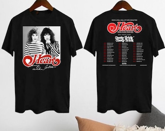 Royal Flush Tour 2024 Heart Band T-Shirt, Heart Band Signature Shirt, Rock Band Heart 2024 Tour Shirt, Heart Band Fan Gift, Heart Band Merch