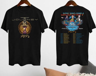 Reise Band T-Shirt, 2024 Freedom Tour Reise Band Shirt, Reise Band Merch, Rock Band Reise Fan Geschenk Shirt, 90er Jahre Vintage Reise Band Shirt