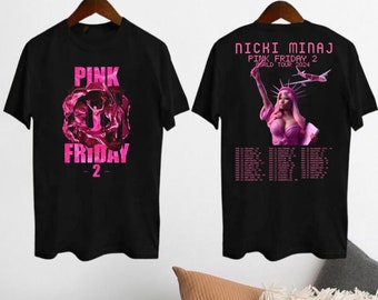 Nicki Minaj Pink Freitag 2 Shirt, Pink Freitag 2 Nicki Minaj Tour 2024 T-Shirt, Gag City Shirt, Nicki Minaj Fan Geschenk, Nicki Minaj Tour Merch