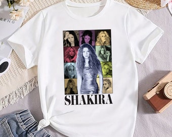 Shakira GraphicShirt, Shakira Las Mujeres Ya No Lloran Tour Camiseta, Shakira Fan Gift Shirt, Shakira 90s Bootleg Shirt, Shakira Tour Merch