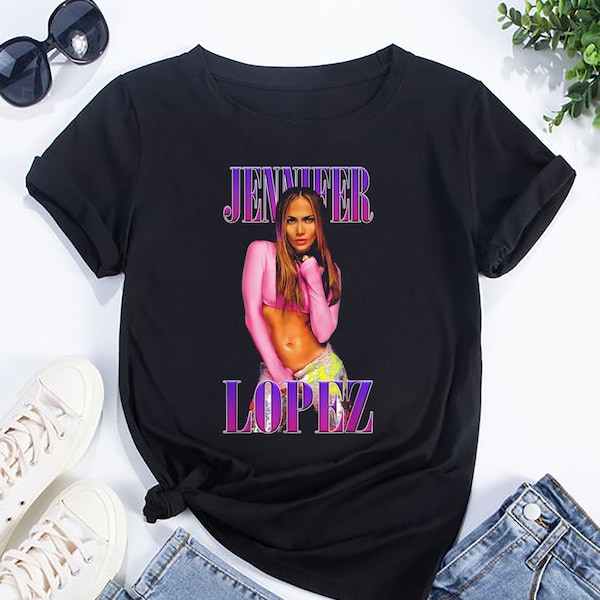 Jennifer Lopez 90s Vintage Shirt, Jennifer Lopez JLO Graphic Shirt, Jennifer Lopez Tour 2024 Tee, Jennifer Lopez Fan Gift, Jlo Singer Merch