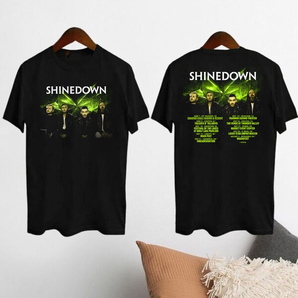 Shinedown Band Tour 2024 T-shirt, Shinedown 2024 Concert Shirt, Shinedown Merch, Shinedown Fan Shirt, Shinedown Rock Band, Shinedown Shirt