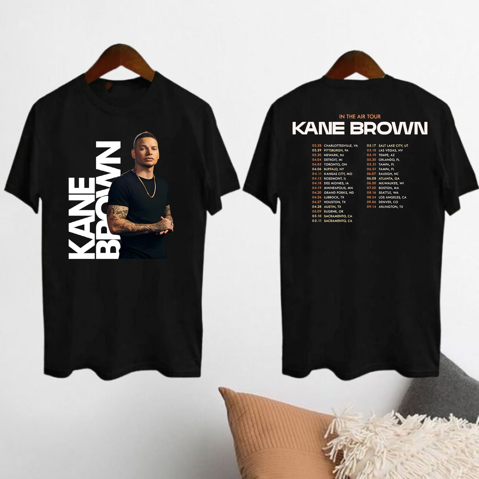 Kane Brown Concert Merch, Kane Brown Tour 2024 Shirt, Kane Brown Fan