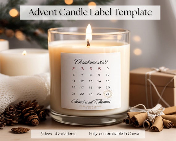 Custom Candle Labels Add-On for Unforgettable Moments