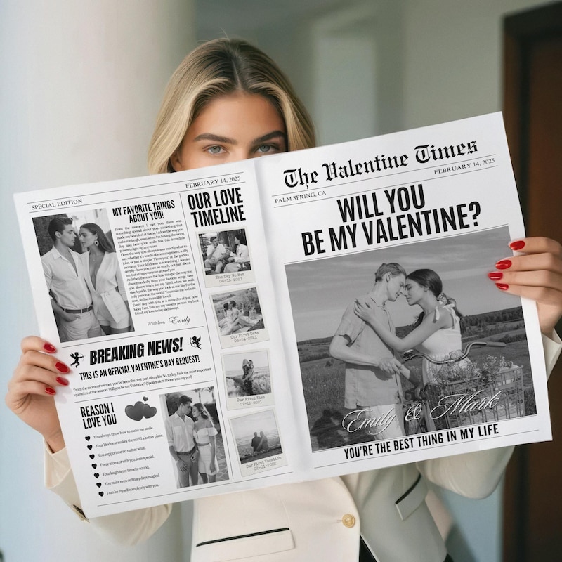 Flower Newspaper Custom Etsy Flower Newspaper Custom Etsy