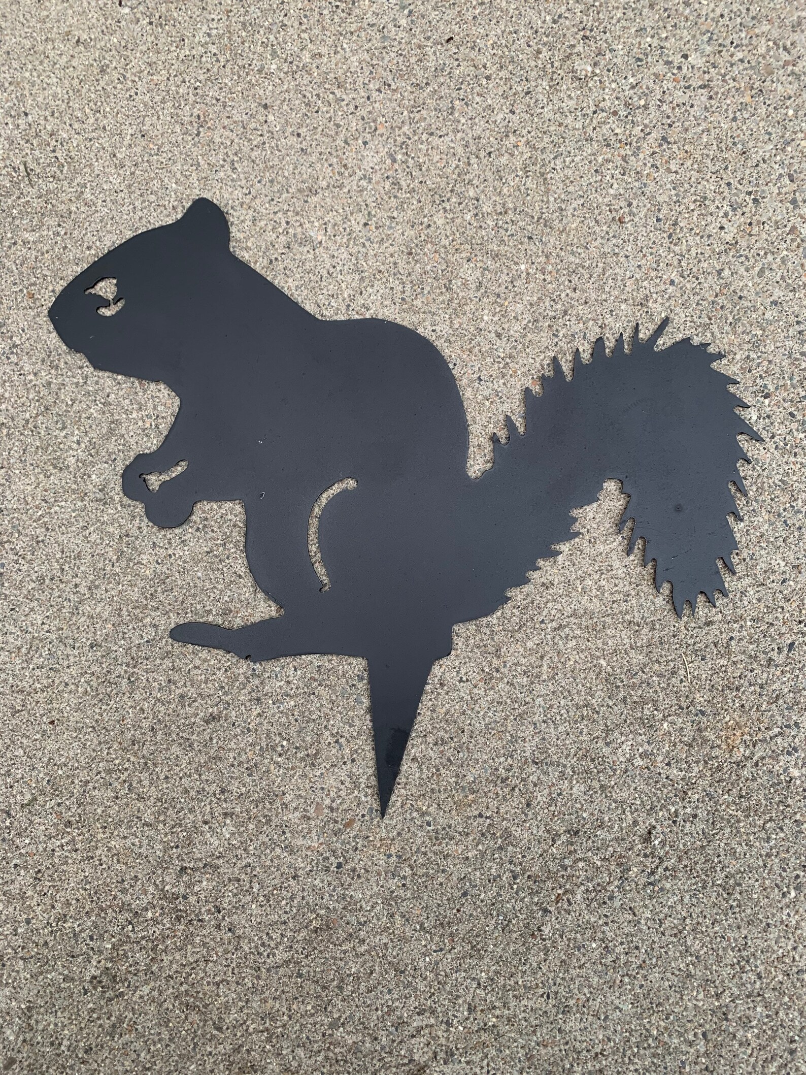 Metal Squirrel Yard Decor Etsy