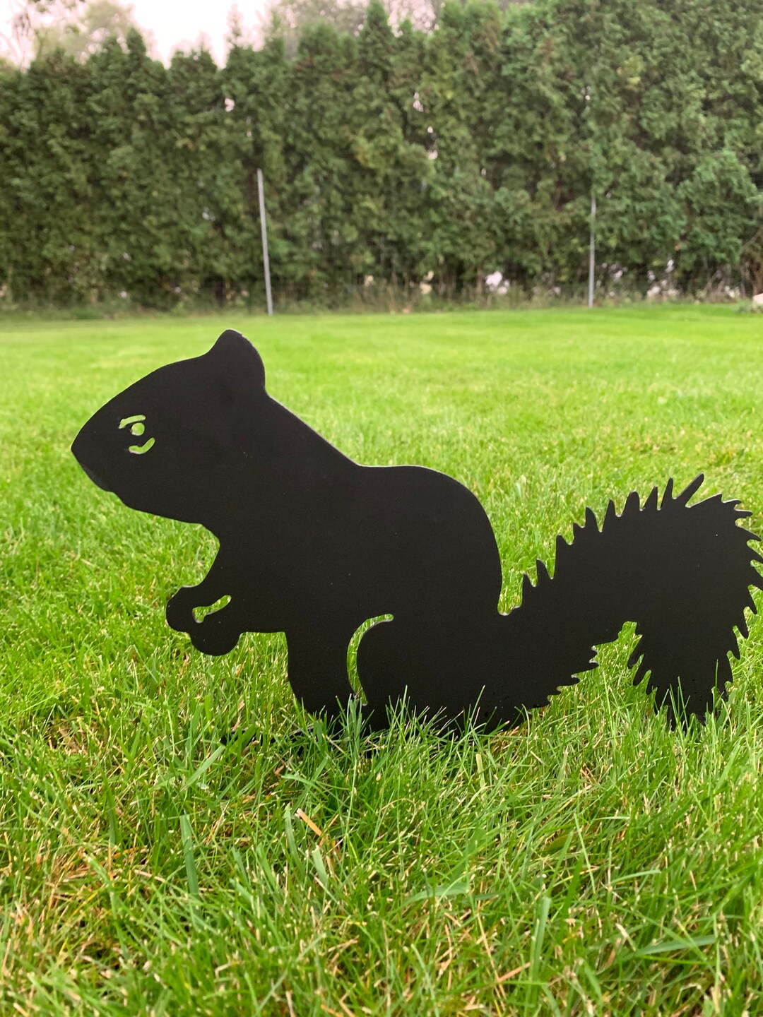 Metal Squirrel Yard Decor Etsy