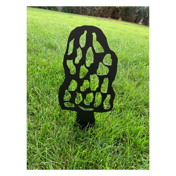 Morel Mushroom Yard Decor Etsy
