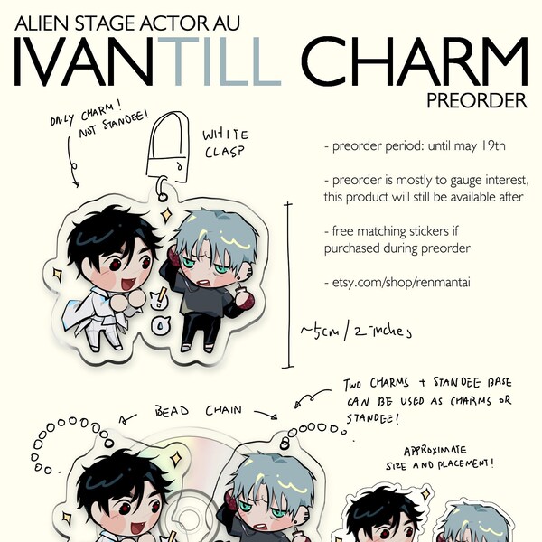 PREORDER: Alien Stage IvanTill Charm/Standee