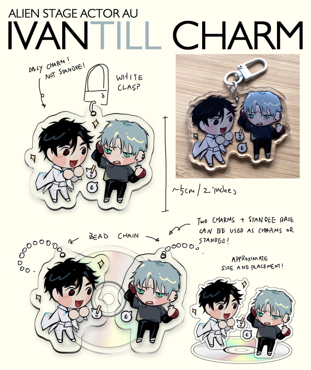 Alien Stage Ivantill Charm/standee - Etsy