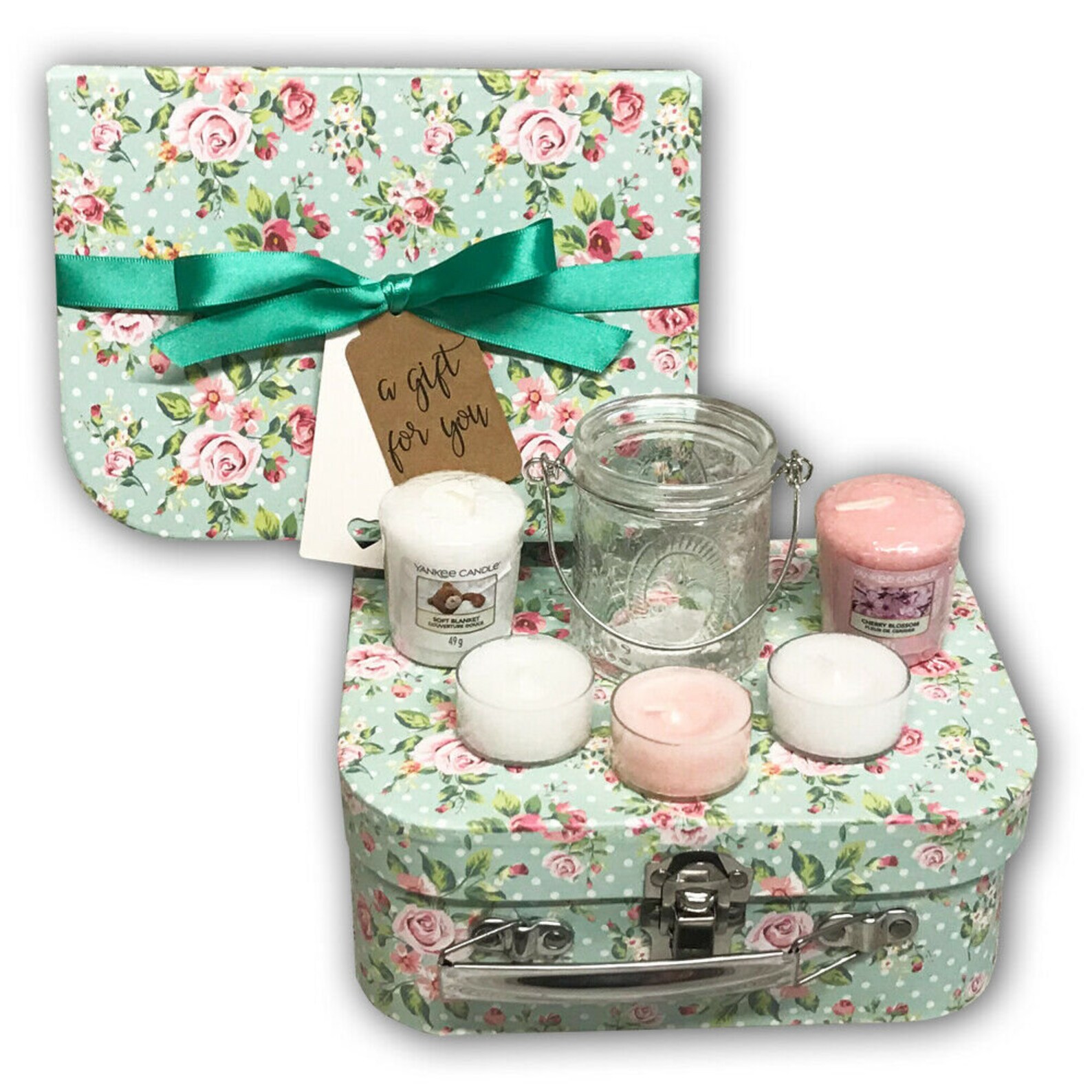 Yankee Candle Gift Box Hamper Holder Votives Tealights Set Etsy