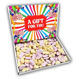 Foam Shrimps and Bananas Sweets Gift Box Hamper Present For Any Occasion