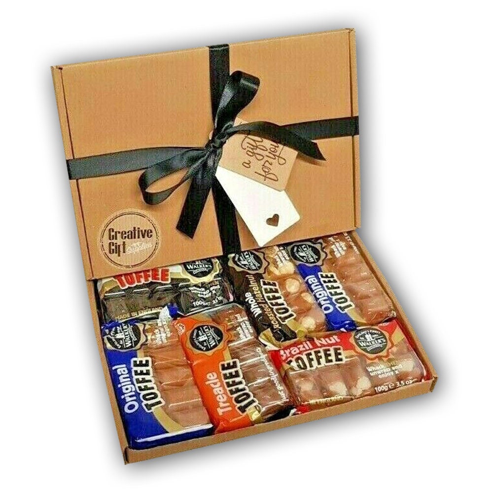 Walkers Tray Toffee Mix Chocolate Bars Gift Box Hamper Etsy UK