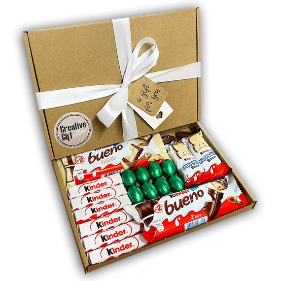 thumbnail image 2 of Personalised Kinder Chocolate Hamper Gift Box - Bueno Sweet Letterbox Present For All Occasions 2 of 3