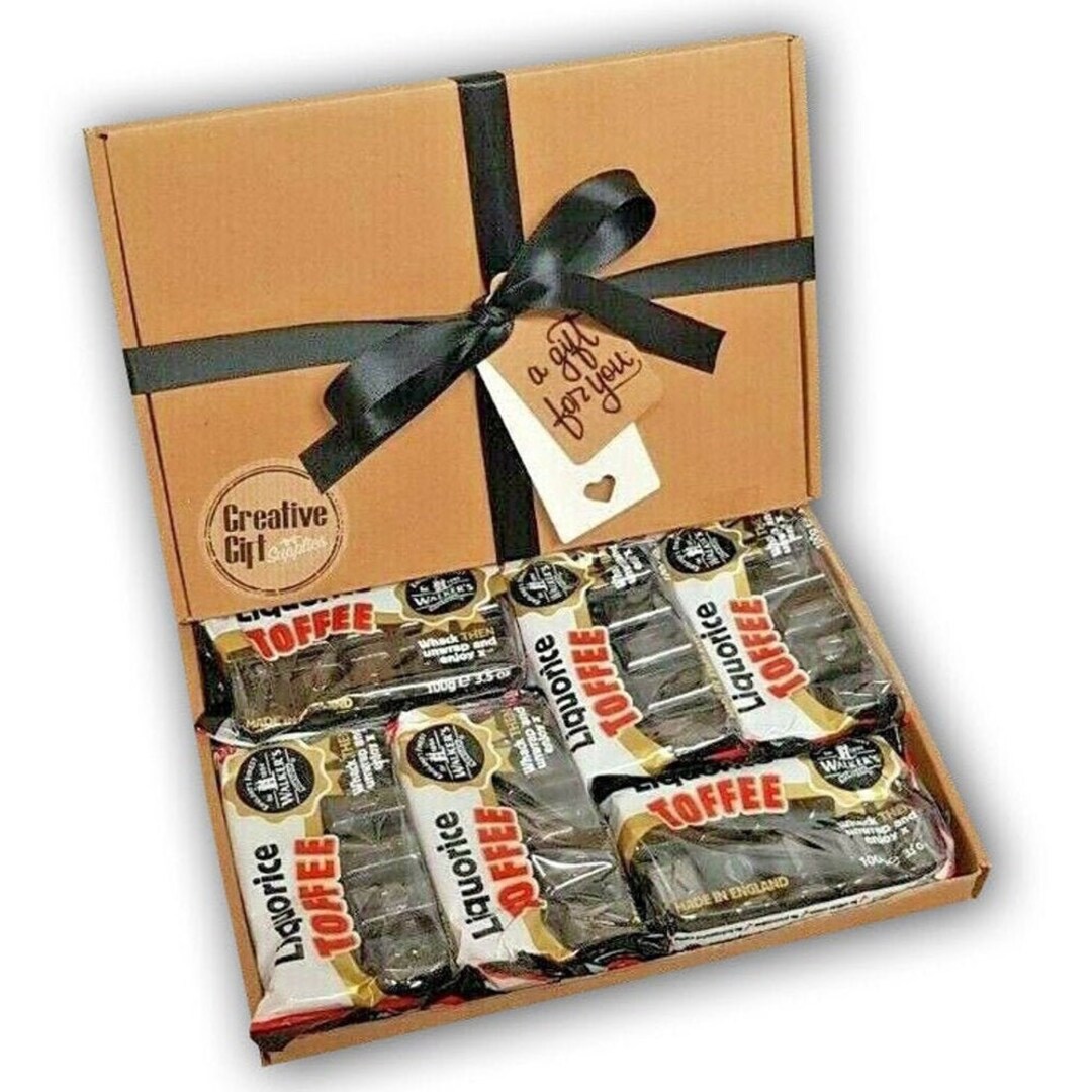 Walkers Liquorice Tray Toffee Gift Box Hamper Birthday / Etsy