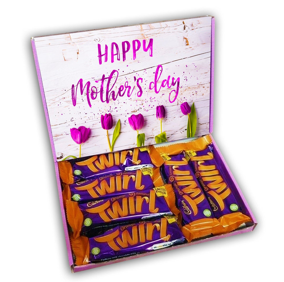 Twirl Orange Milk Chocolate Gift Box Hamper Mothers Day Present - Etsy ...
