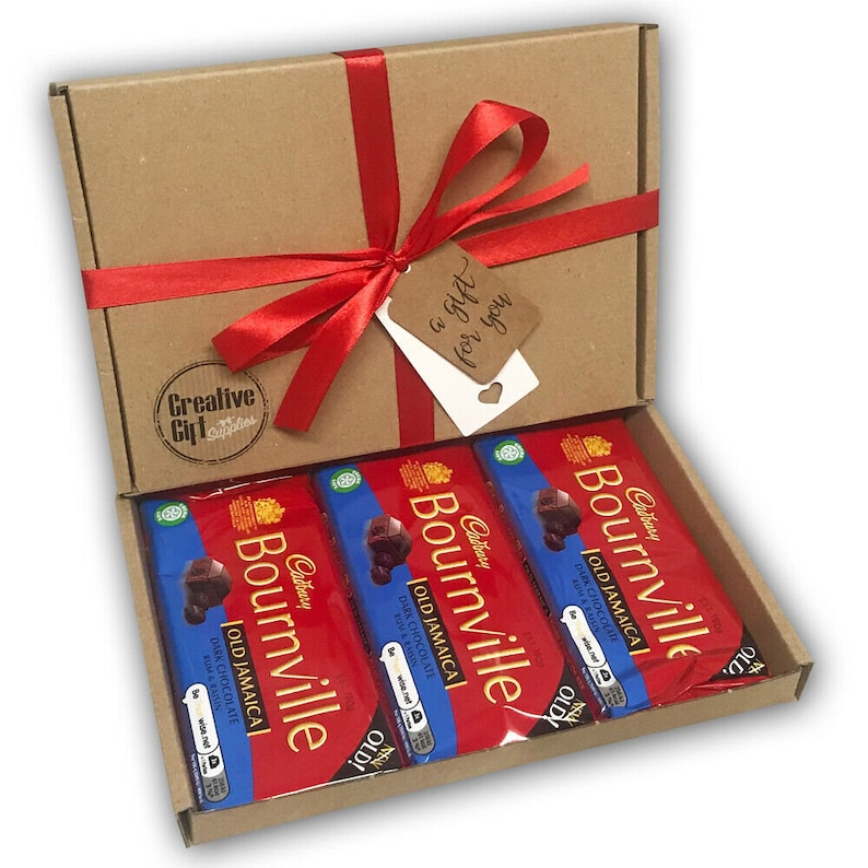 Cadburys Bournville Old Jamaica Dark Chocolate Bars Gift Box Etsy UK
