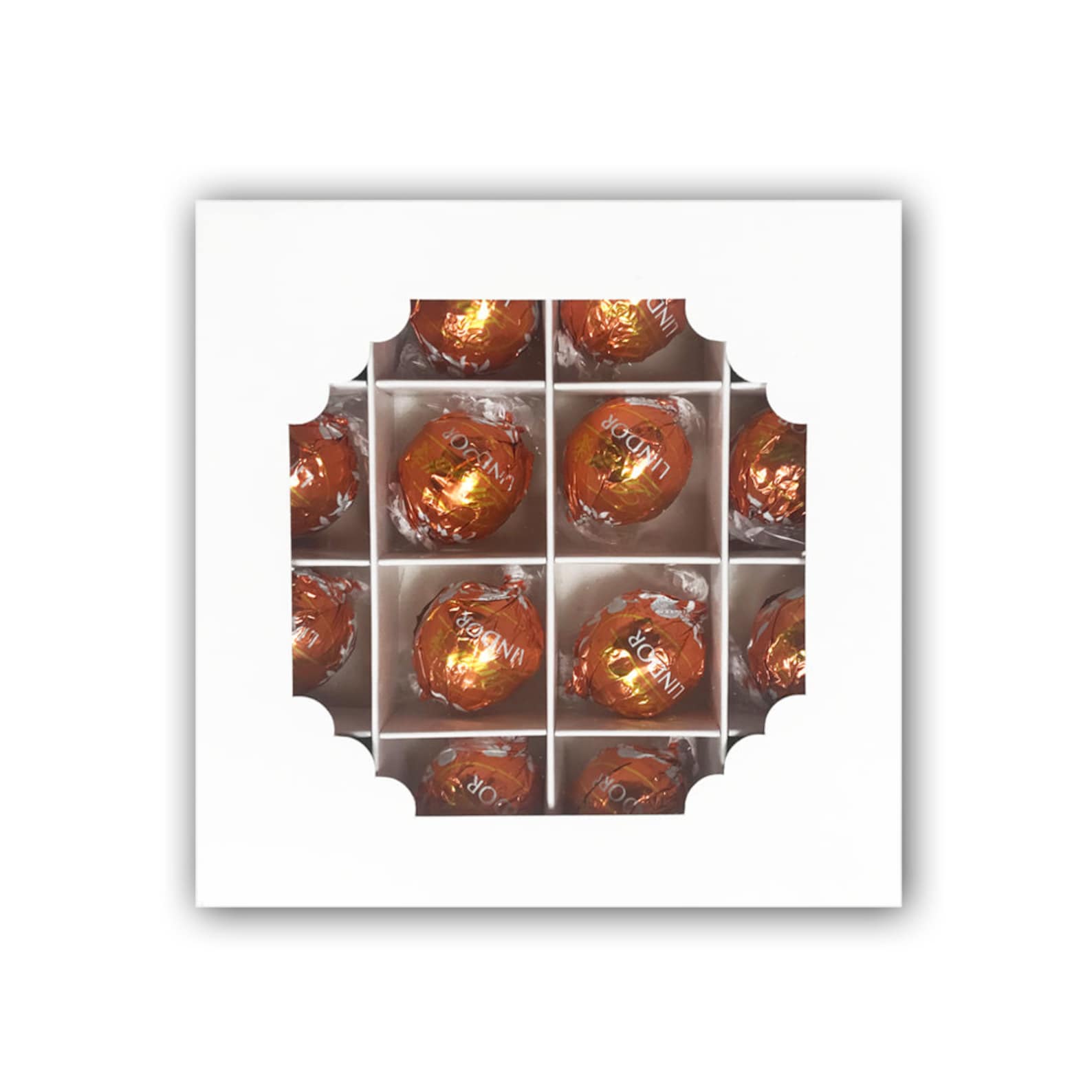 Lindt Lindor Orange Chocolate Truffles Balls Gift Box Etsy