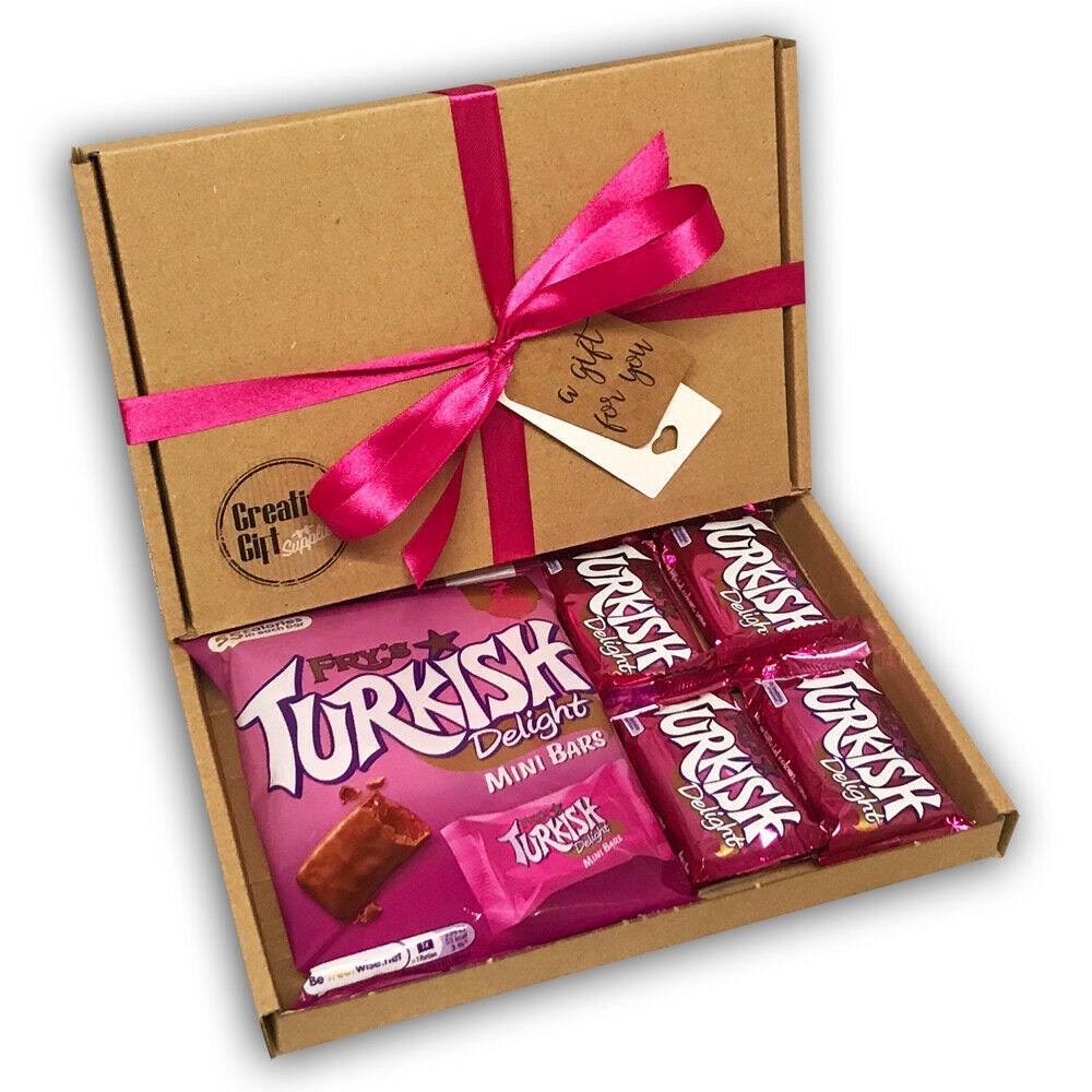 Fry's Chocolate Turkish Delight Rose Flavour - 1.79oz (51g) Bar - Made In UK