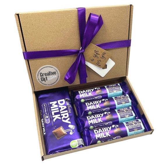 Buy Personalised Cadbury Chocolate Bar Sweet Gift Box Hamper Selection  Confectionary Birthday Valentine Day Bouquet Treat Present Surprise Party  Online in India - Etsy